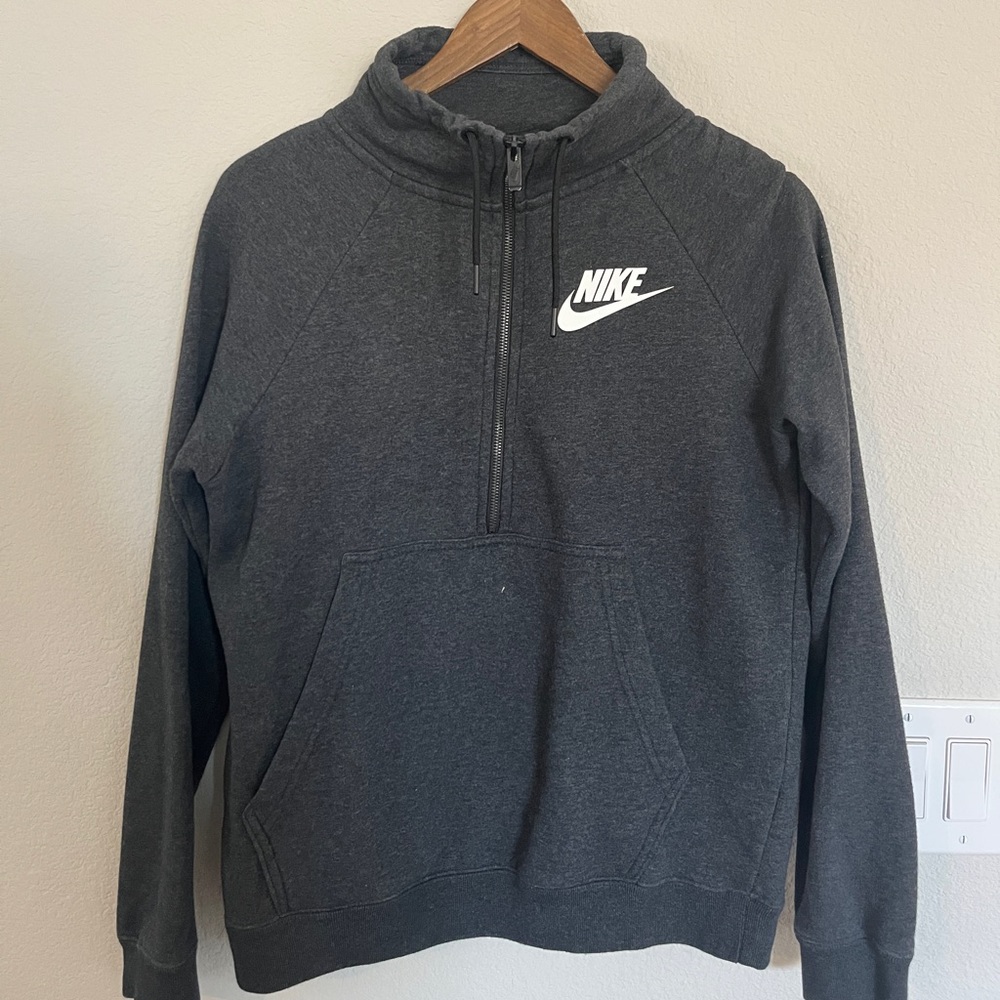 Nike Sweatshirt (half-zip)- SMALL